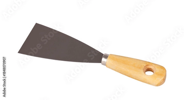 Obraz Putty knife isolated on white or transparent background