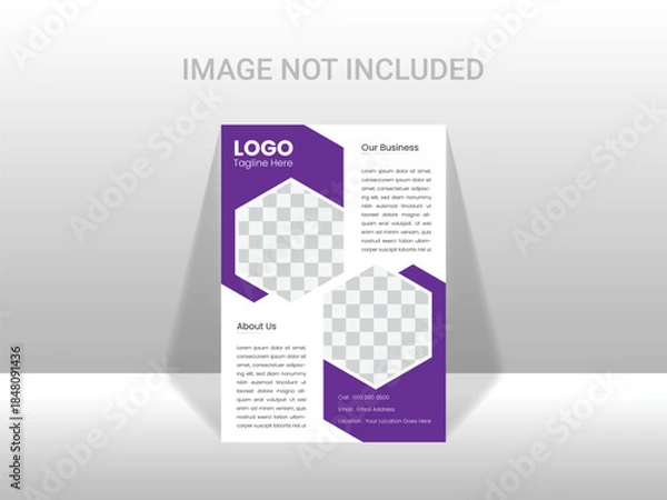 Obraz Professional Business Flyer Design Template 