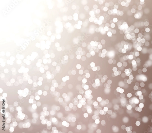 Fototapeta Beige shiny blurred background bokeh,sparkle,beauty,glitter,glowing