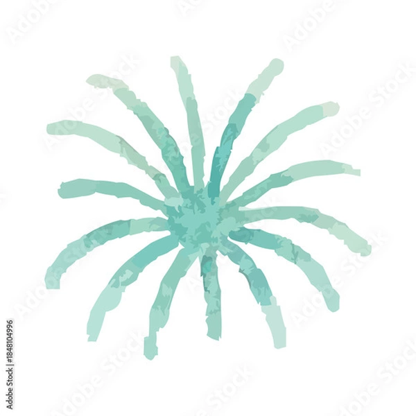 Obraz watercolor fireworks