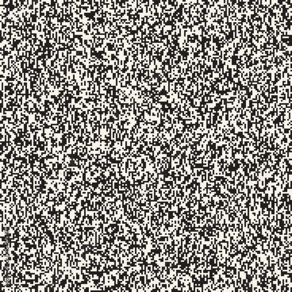 Fototapeta Vector seamless pattern. Repeating geometric elements. Stylish monochrome background design.