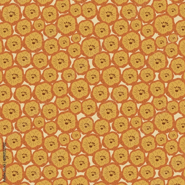 Obraz Floral Pop seamless vector pattern