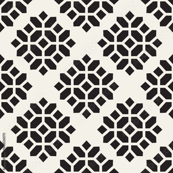Obraz Vector seamless pattern. Modern stylish abstract texture. Repeating geometric tiles from striped elements