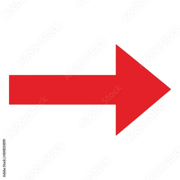 Fototapeta Arrow pointing right