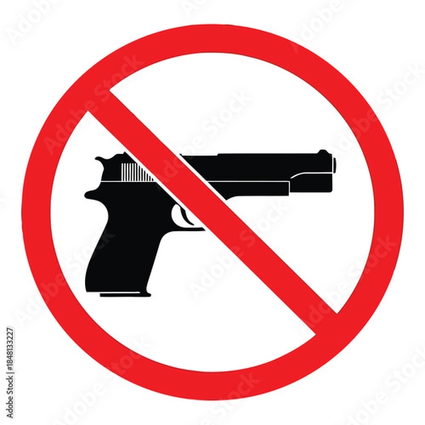 Obraz No guns allowed