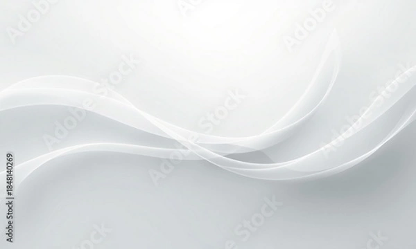 Obraz Abstract grey background poster with dynamic. technology network illustration.