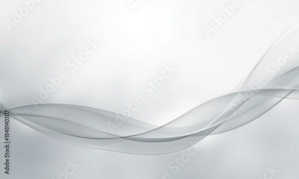 Obraz Abstract grey background poster with dynamic. technology network illustration.