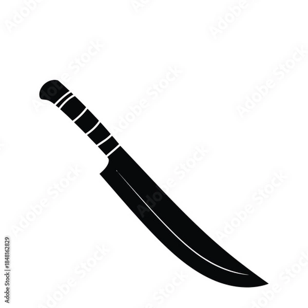 Obraz knife vector illustration on white background