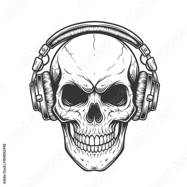 Fototapeta skull and crossbones