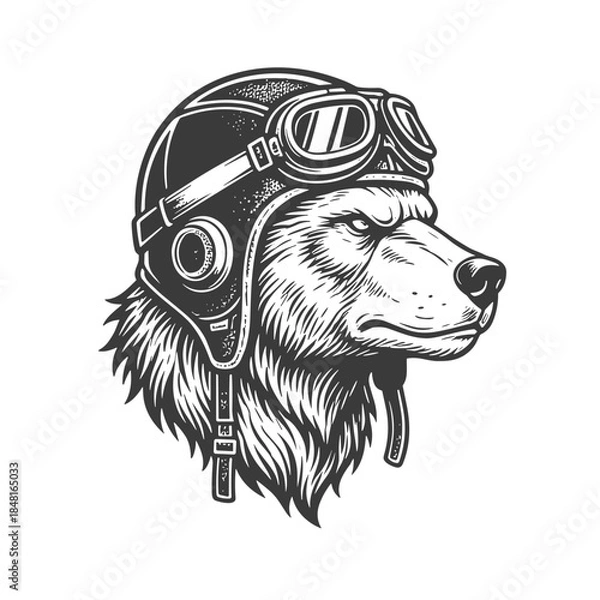 Fototapeta vektor bear illustration