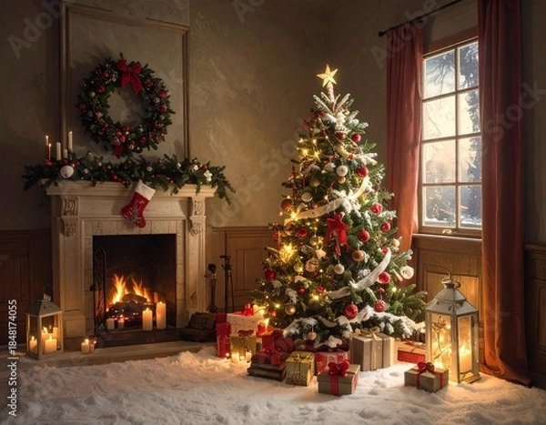 Obraz  Natal , arvore , decoração 