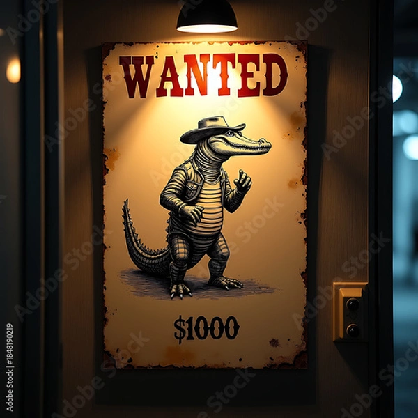 Obraz Wanted Poster Paper