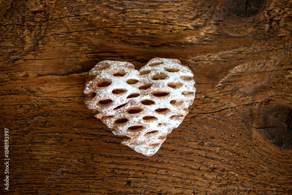 Obraz heart shaped cookie