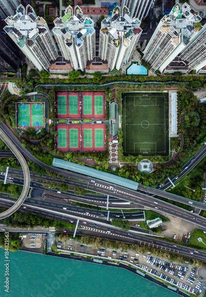 Fototapeta Hong Kong from Above