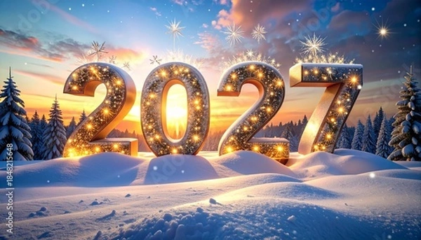 Fototapeta Year 2027