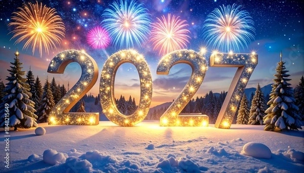 Fototapeta Year 2027