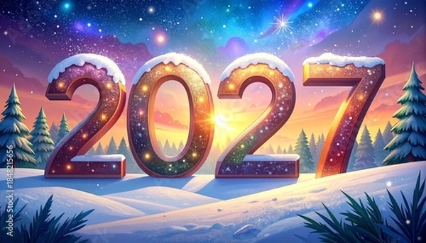 Fototapeta Year 2027