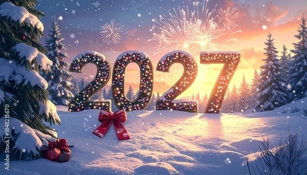 Fototapeta Year 2027