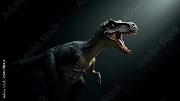 Obraz A Terrifying T-Rex dinosaur