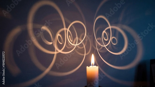 Obraz shadows dancing on the wall