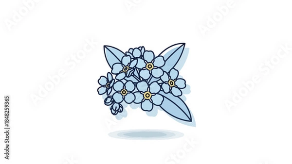 Obraz butterfly on a white background