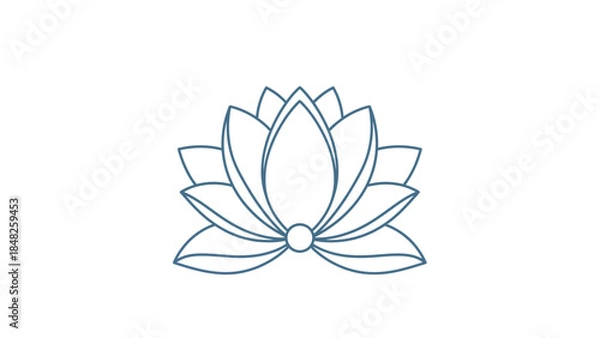 Obraz white lotus flower