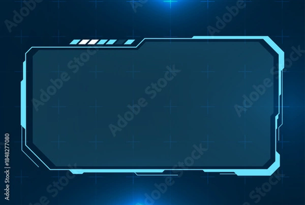 Obraz Digital Futuristic Control Panel Background.

A sci-fi digital background vector showcasing a futuristic control panel with blue glowing technology frames, interface panel, and modern dashboard visual