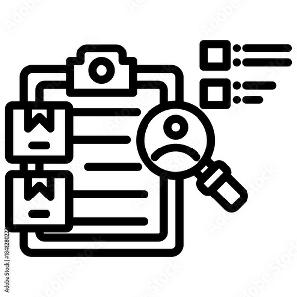 Fototapeta Quality Control Icon