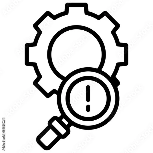 Fototapeta Risk Analysis Icon