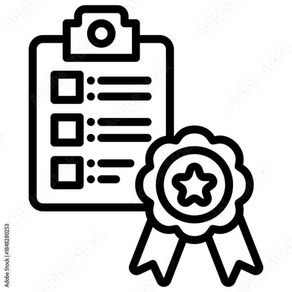 Fototapeta Standardization Icon