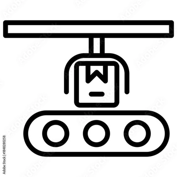 Fototapeta Production Icon