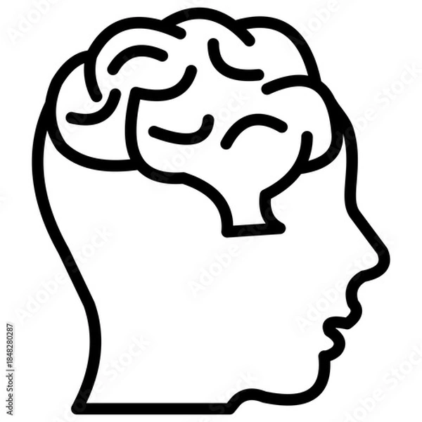 Fototapeta Brain Icon