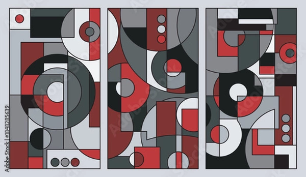 Obraz abstract geometric pattern for wall decor 