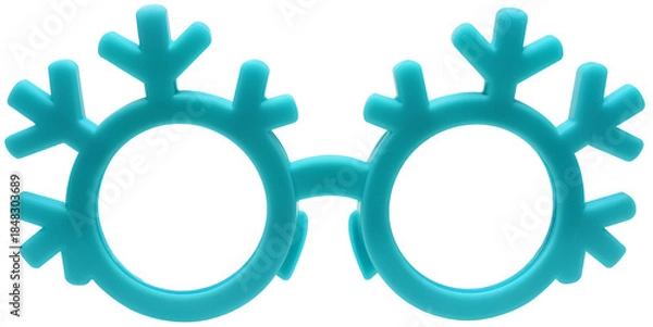 Fototapeta snowflake glasses