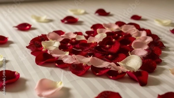 Obraz Romantic concept on the bed.