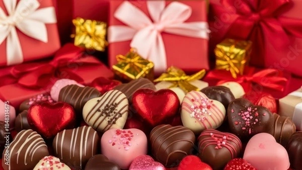 Obraz Valentines day chocolates