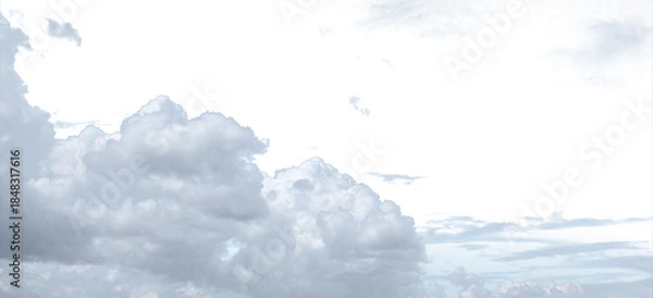 Obraz ふわふわの積乱雲　夏の雲	