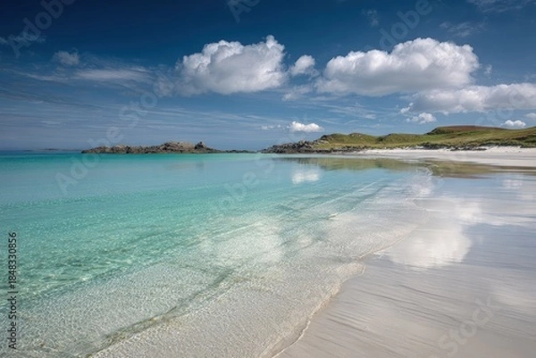 Obraz Tranquil Turquoise Beach Scene