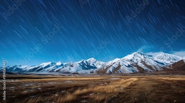 Obraz mountain landscape with snow
