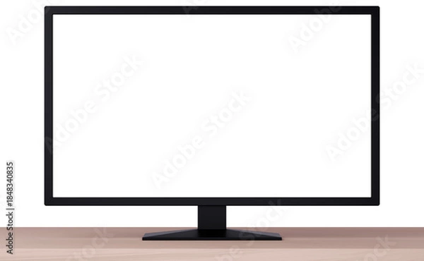 Obraz 3D素材_テレビ_黒