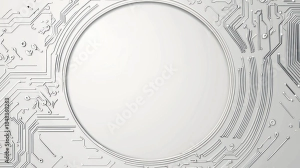 Obraz Abstract Circuit Board Background for Technology Concept