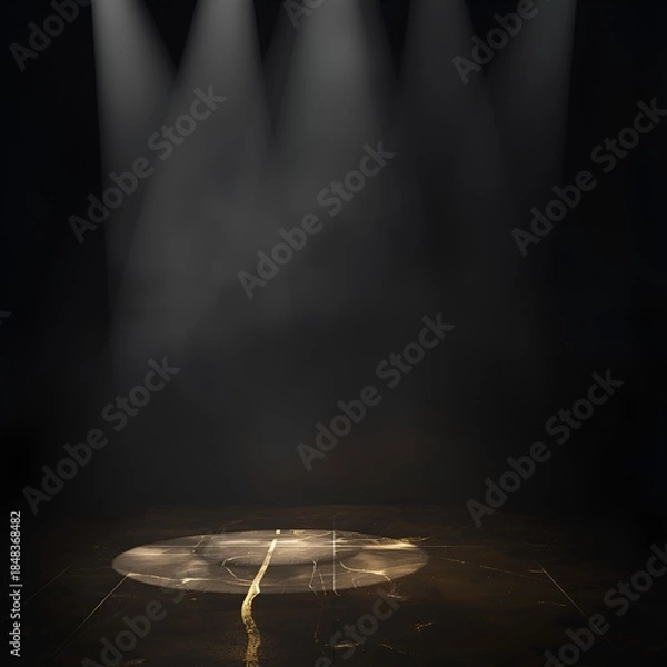 Obraz spotlight on stage