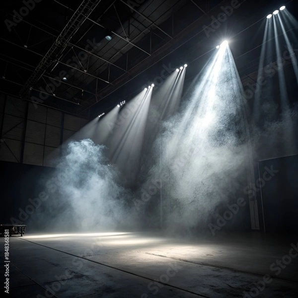 Obraz stage with spotlight
