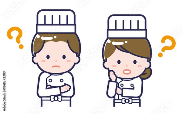 Obraz シェフ／2人組／男女 04