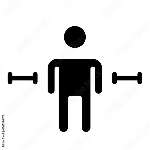 Fototapeta Personal Space Icon design