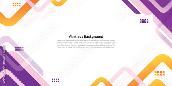 Obraz Modern Abstract Wavy Geometric Background