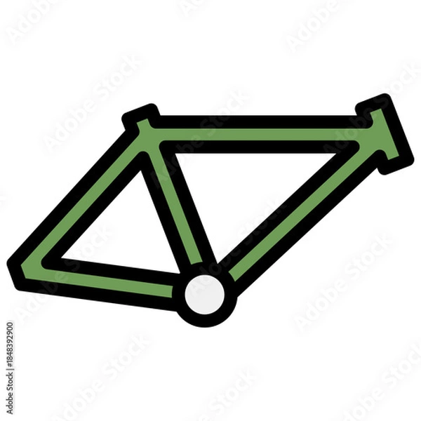 Obraz bike frame icon