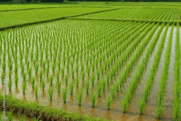 Obraz A rice paddy