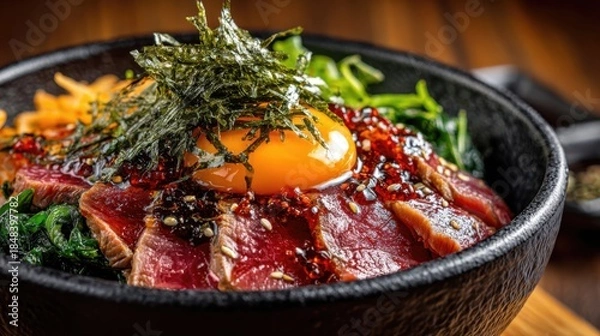 Obraz マグロステーキ丼