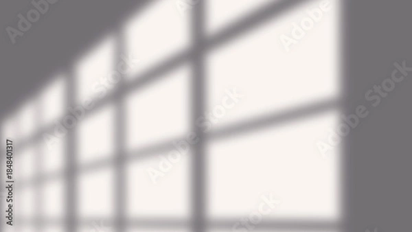 Fototapeta Blurred window background with natural light